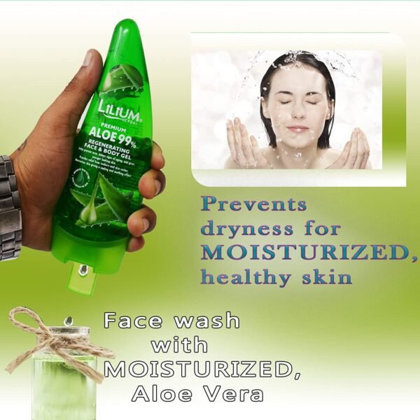 Aloe Vera face & body gel ,lilium Aloe Vera face & body gel