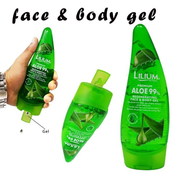 Aloe Vera face & body gel ,lilium Aloe Vera face & body gel