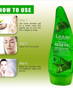 Aloe Vera face & body gel ,lilium Aloe Vera face & body gel