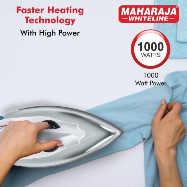 maharaja whiteline classico 1000-watt dry iron